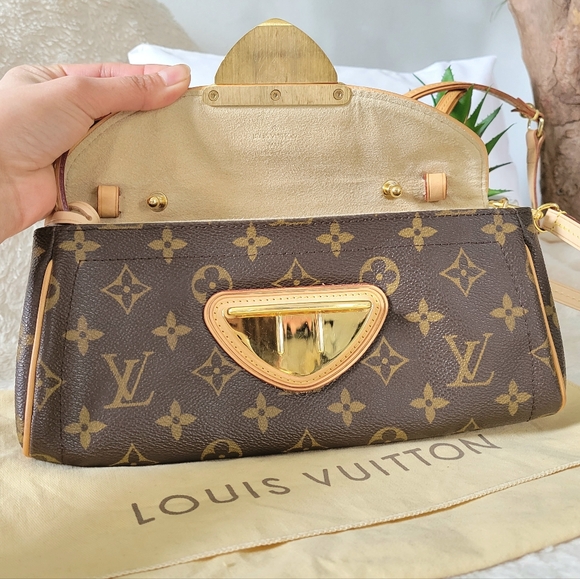 💕DISCONTINUED Very Rare LOUIS VUITTON Pochette Beverly Crossbody Monogram - Picture 8 of 16